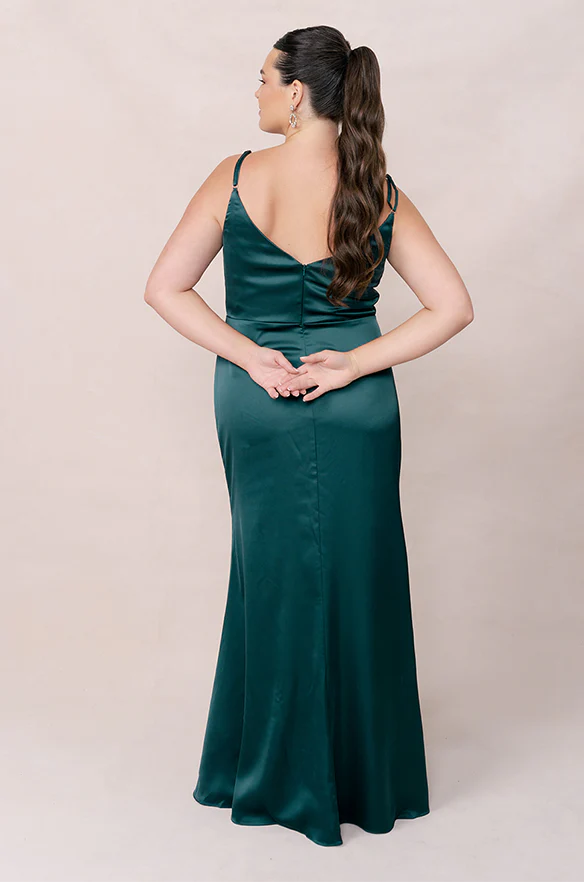 Giada Satin Dress | Made To Order - Image 4