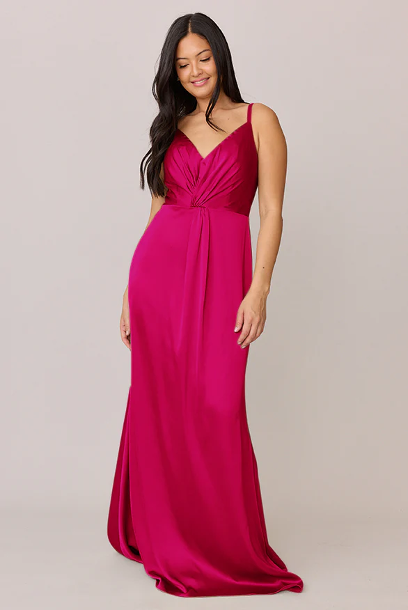 Giada Satin Dress | Made To Order - Image 48