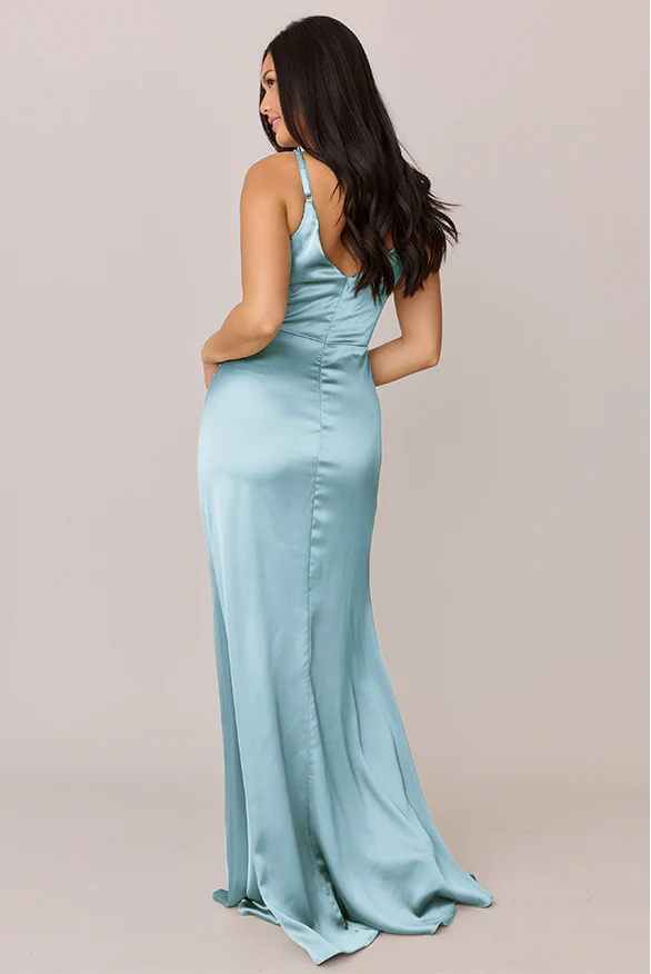Giada Satin Dress | Made To Order - Image 53