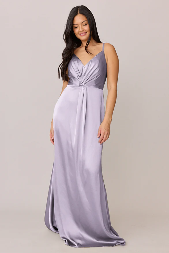 Giada Satin Dress | Made To Order - Image 54