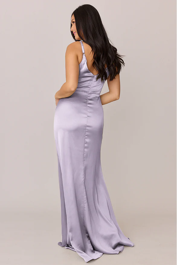 Giada Satin Dress | Made To Order - Image 55