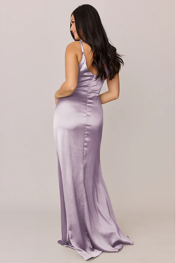 Giada Satin Dress | Made To Order - Image 57