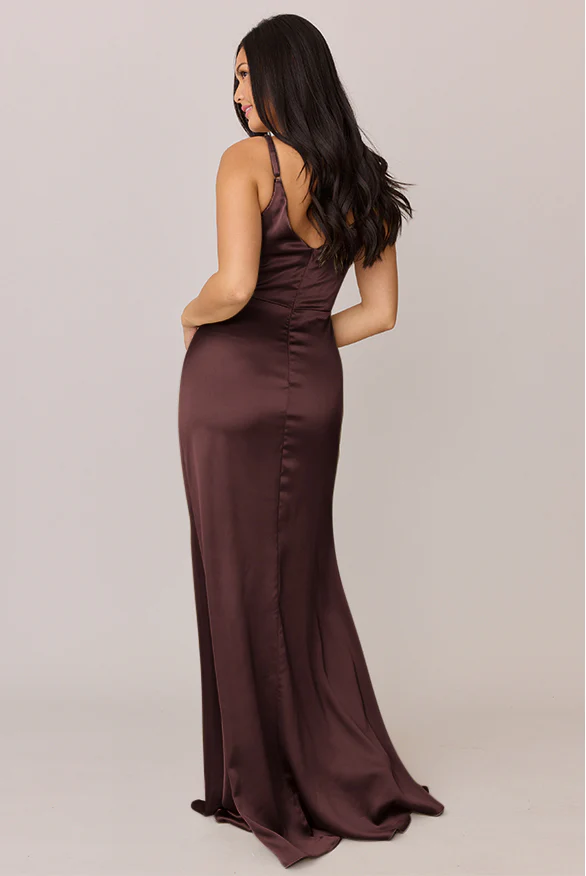 Giada Satin Dress | Made To Order - Image 59