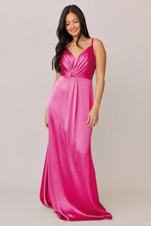 Giada Satin Dress | Made To Order - Image 60