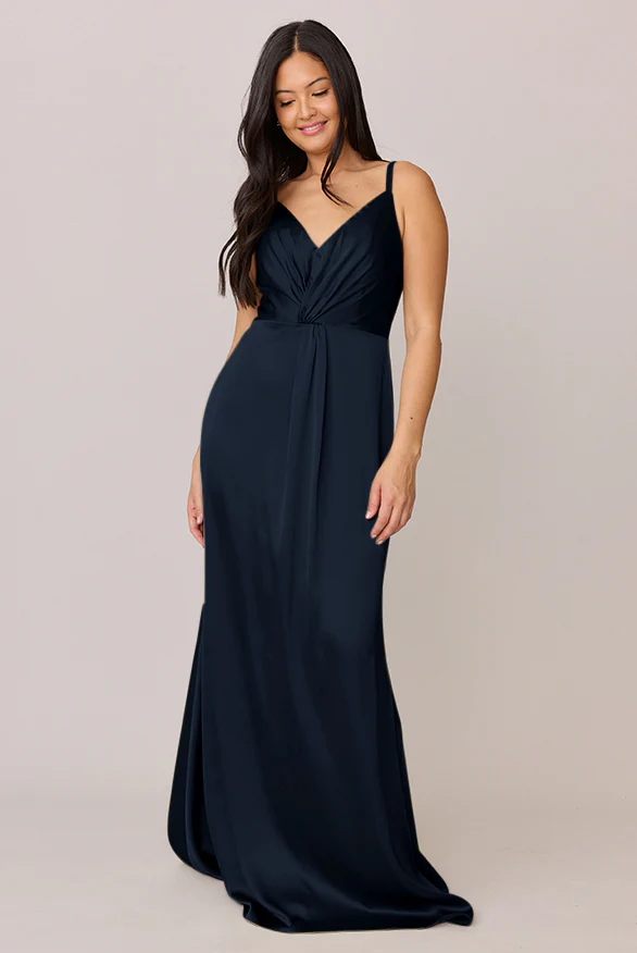 Giada Satin Dress | Made To Order - Image 66