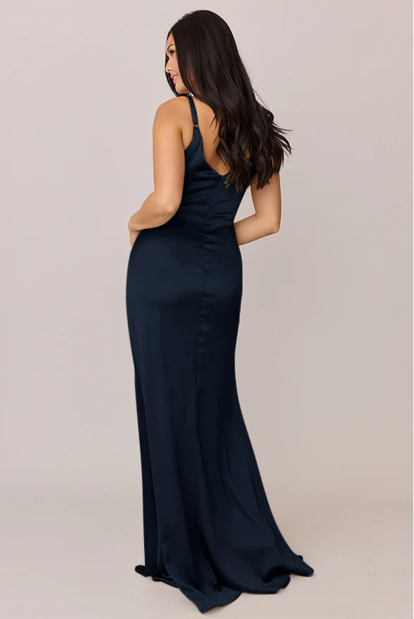Giada Satin Dress | Made To Order - Image 67