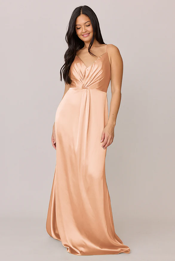 Giada Satin Dress | Made To Order - Image 70
