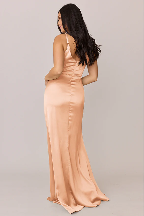 Giada Satin Dress | Made To Order - Image 71