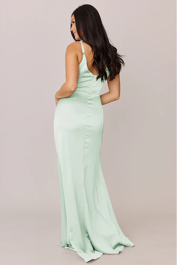 Giada Satin Dress | Made To Order - Image 75