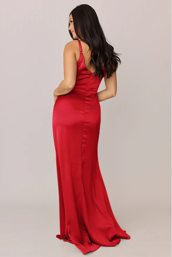 Giada Satin Dress | Made To Order - Image 77
