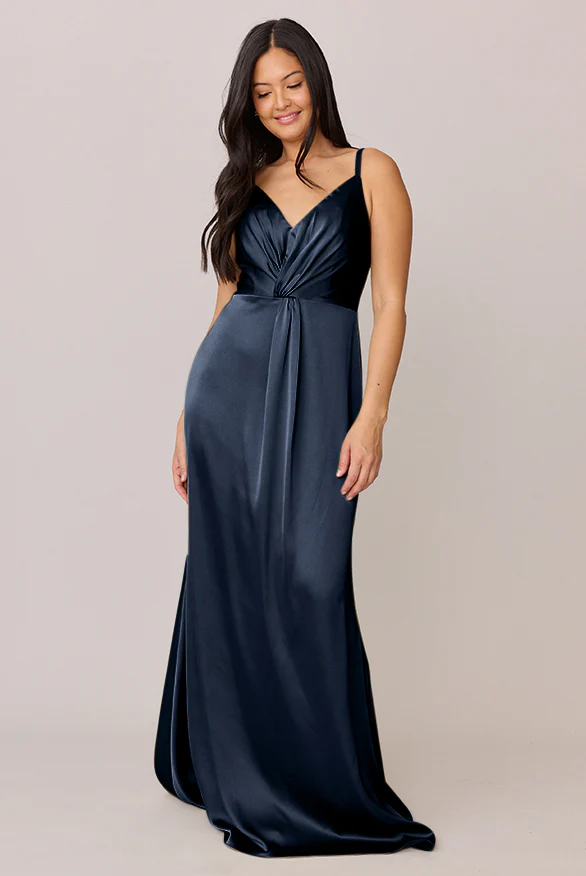 Giada Satin Dress | Made To Order - Image 78