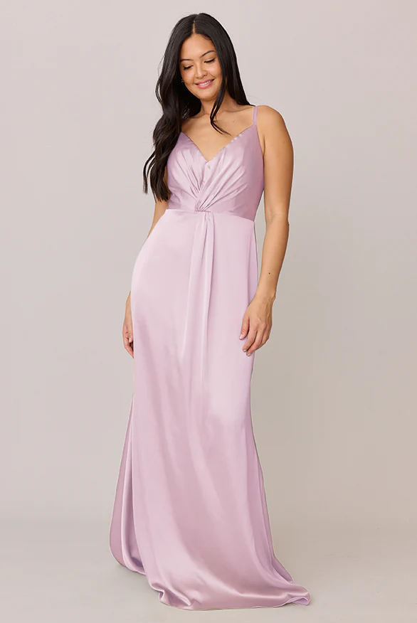 Giada Satin Dress | Made To Order - Image 8
