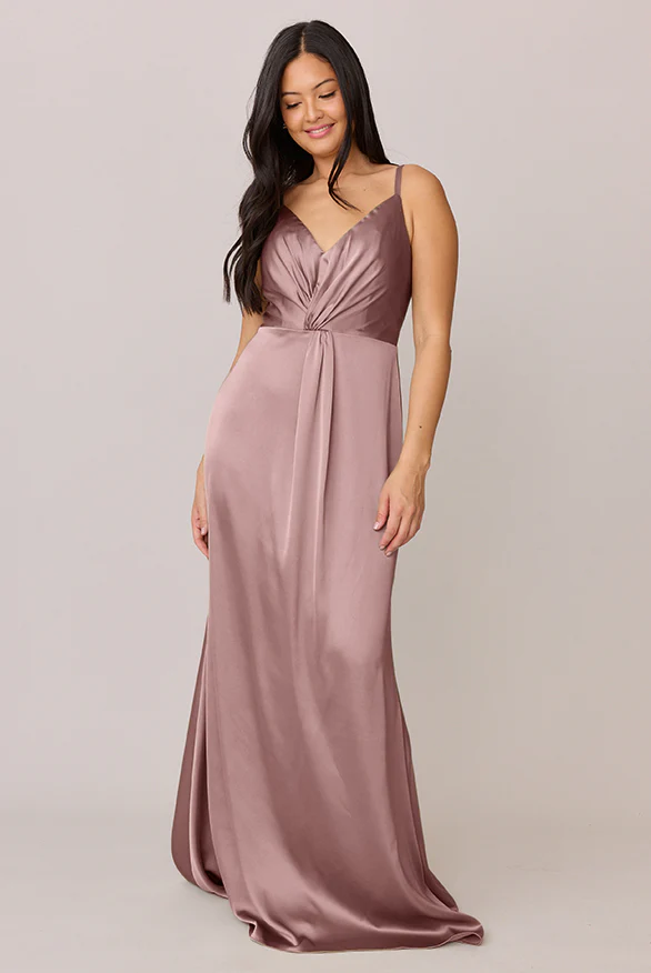 Giada Satin Dress | Made To Order - Image 82