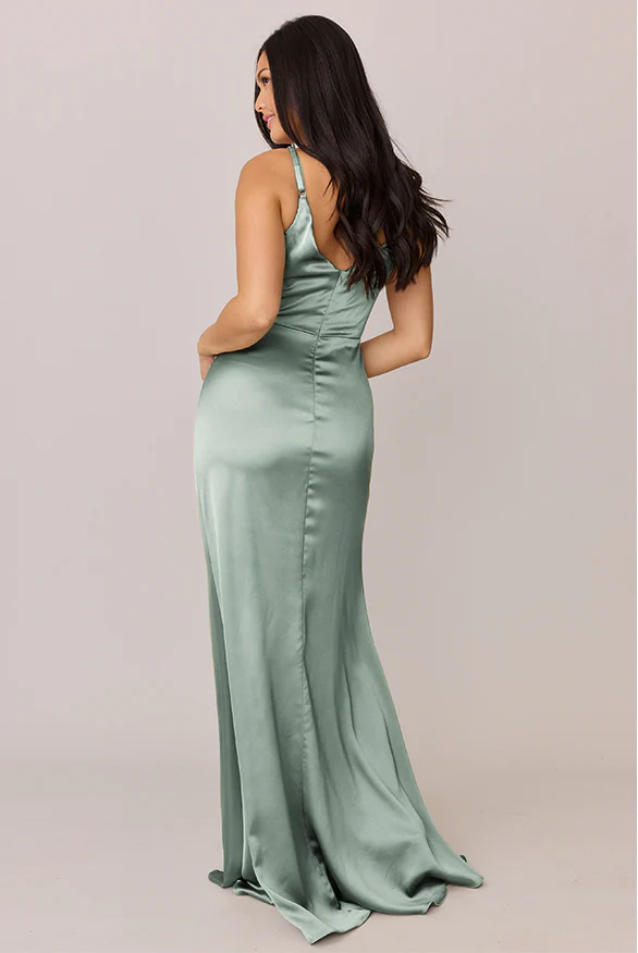Giada Satin Dress | Made To Order - Image 91