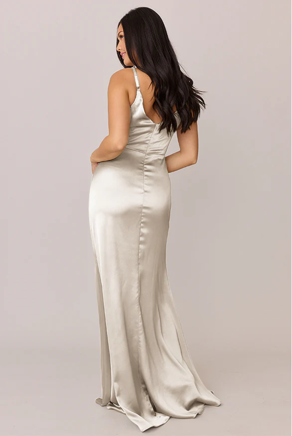 Giada Satin Dress | Made To Order - Image 97