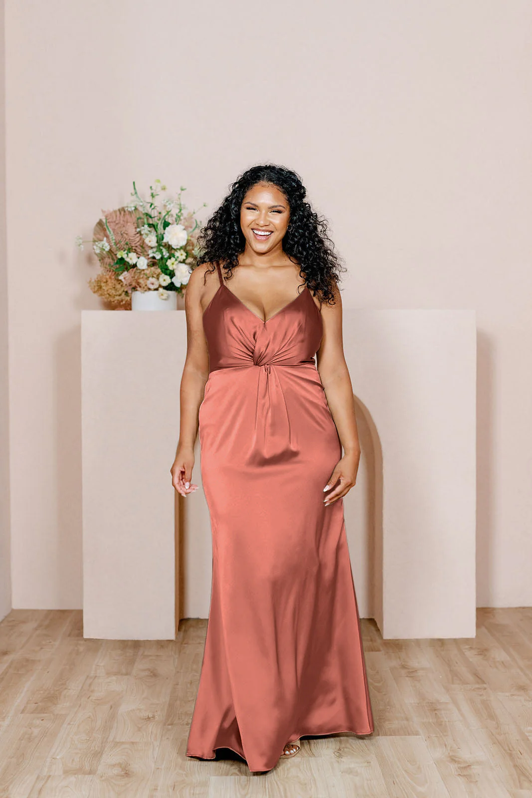 Giada Satin Dress | Ready To Ship | Cinnamon Rose