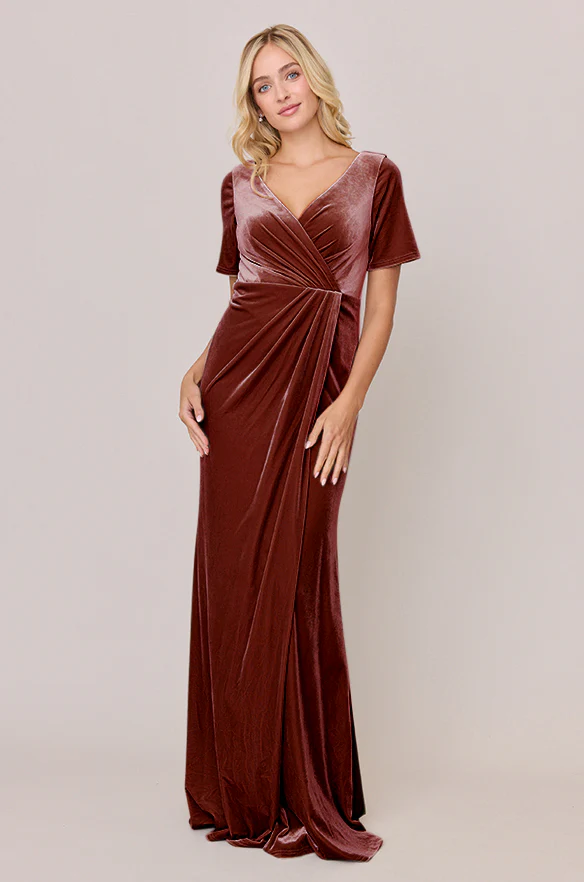 Giselle Velvet Dress | Made To Order - Image 46