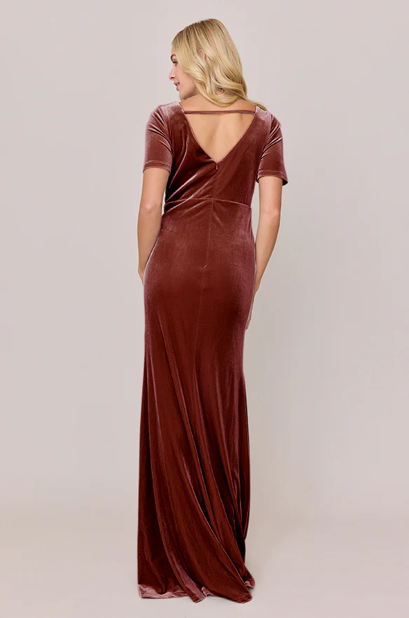 Giselle Velvet Dress | Made To Order - Image 47