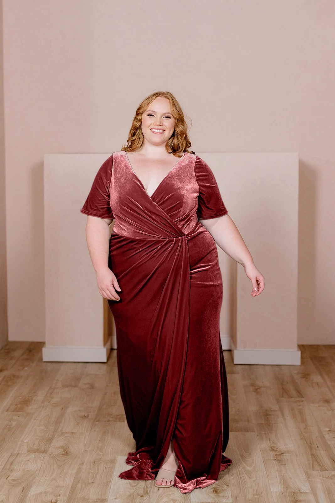 Giselle Velvet Dress | Made To Order - Image 50