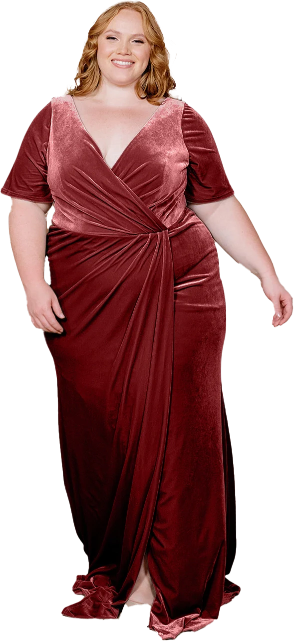 Giselle Velvet Dress | Made To Order - Image 51