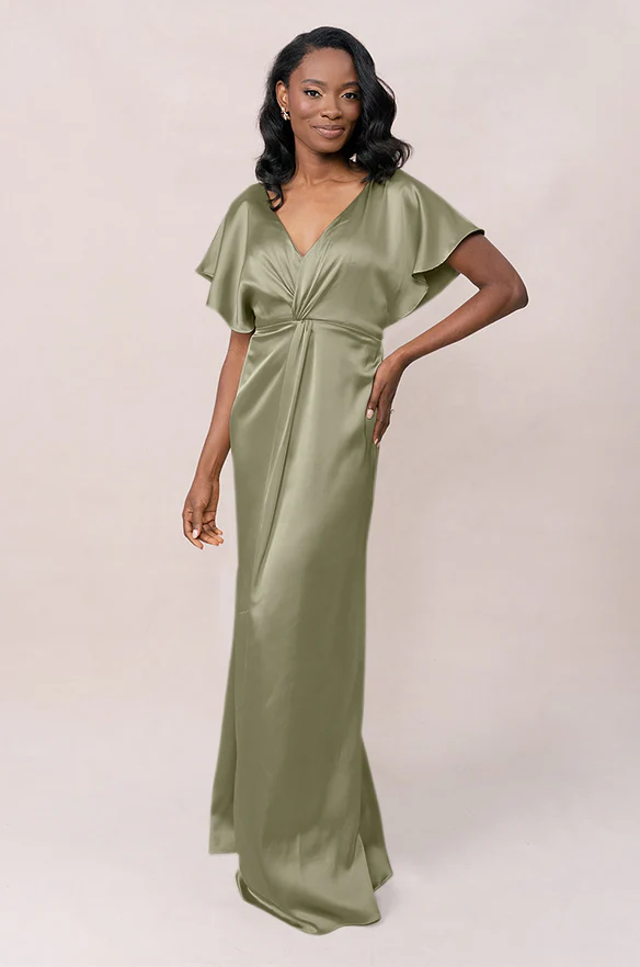 Gwen Satin Dress | Made To Order - Image 112