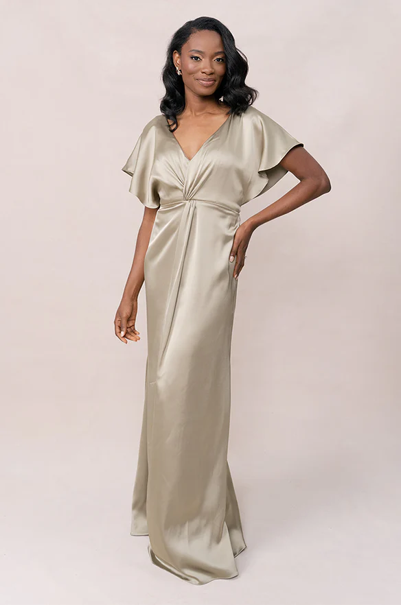 Gwen Satin Dress | Made To Order - Image 130