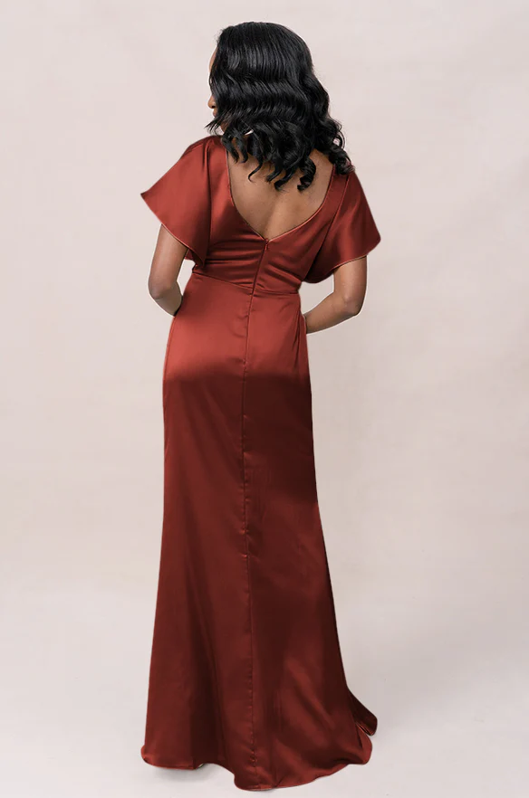 Gwen Satin Dress | Made To Order - Image 141