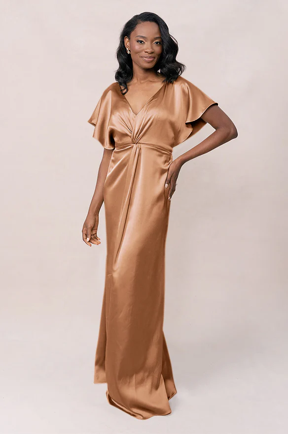 Gwen Satin Dress | Made To Order - Image 142