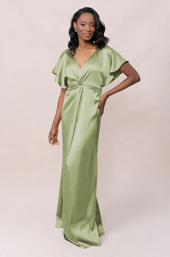 Gwen Satin Dress | Made To Order - Image 155