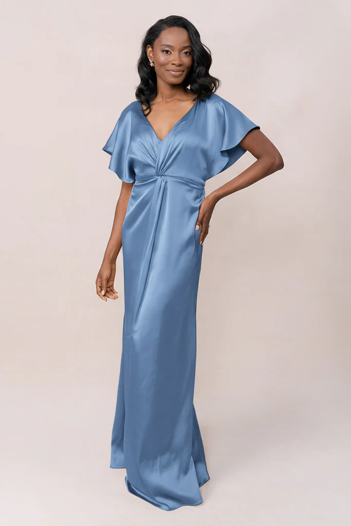 Gwen Satin Dress | Made To Order - Image 159