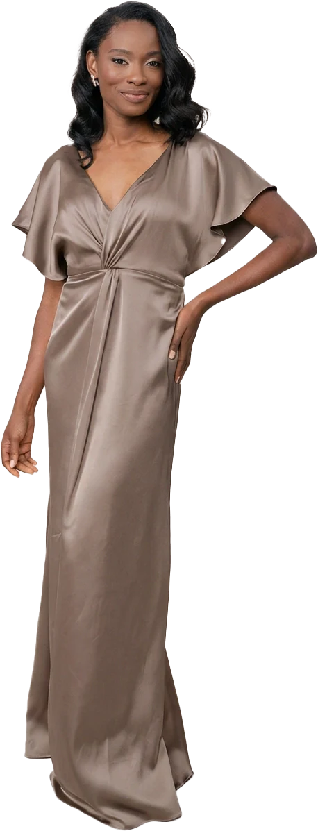 Gwen Satin Dress | Made To Order - Image 171