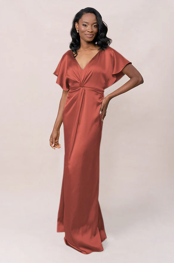 Gwen Satin Dress | Made To Order - Image 68