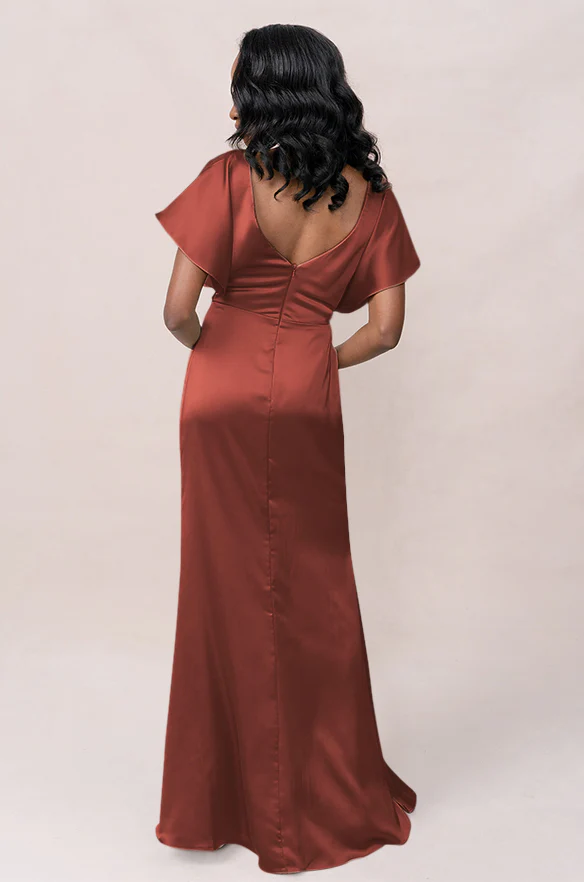 Gwen Satin Dress | Made To Order - Image 69