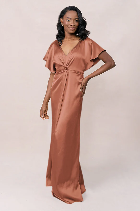 Gwen Satin Dress | Made To Order - Image 72
