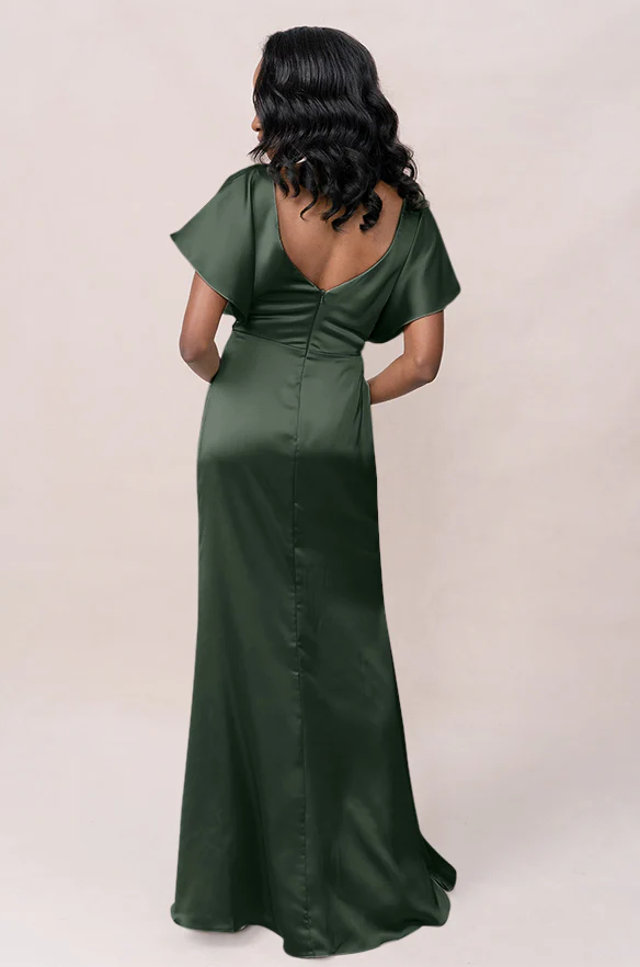 Gwen Satin Dress | Made To Order - Image 75