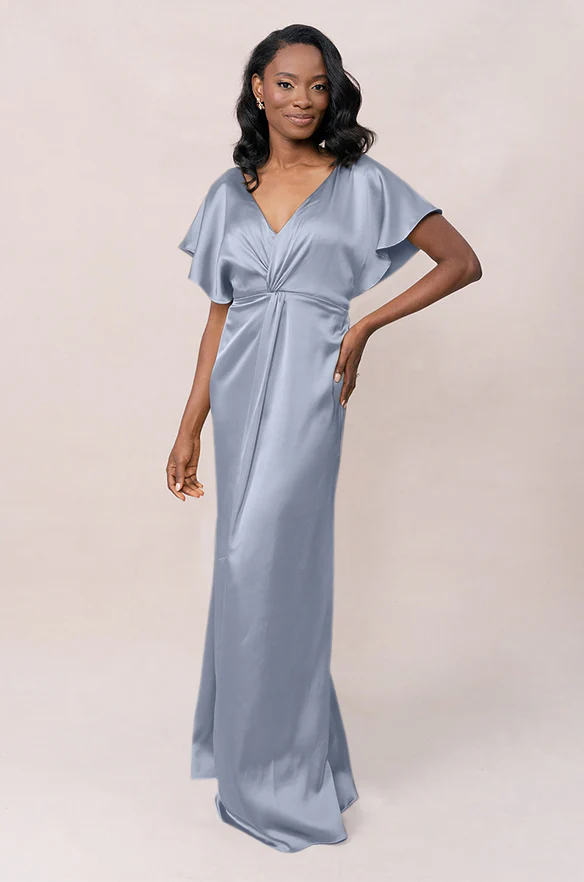 Gwen Satin Dress | Made To Order - Image 86