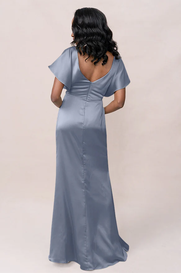 Gwen Satin Dress | Made To Order - Image 87