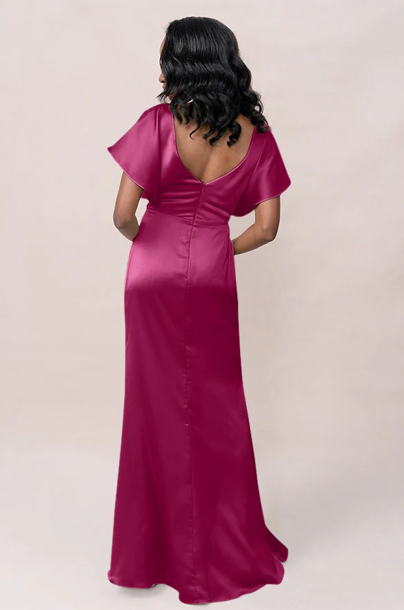 Gwen Satin Dress | Made To Order - Image 89