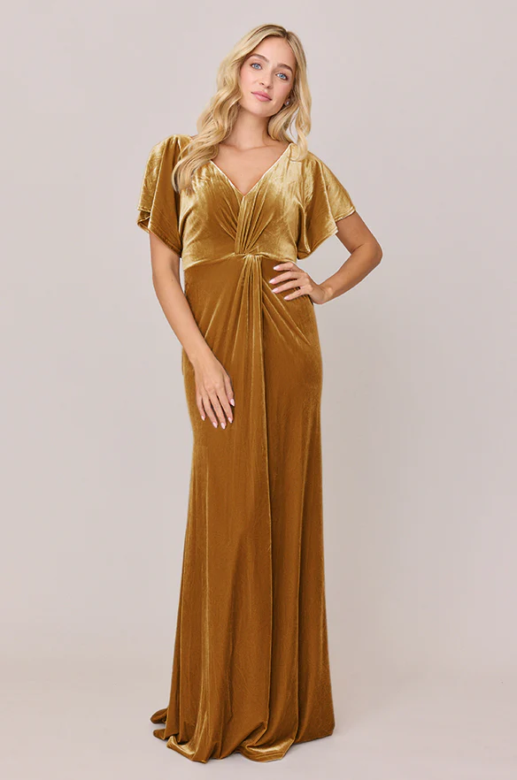 Gwen Velvet Dress | Made To Order - Image 32