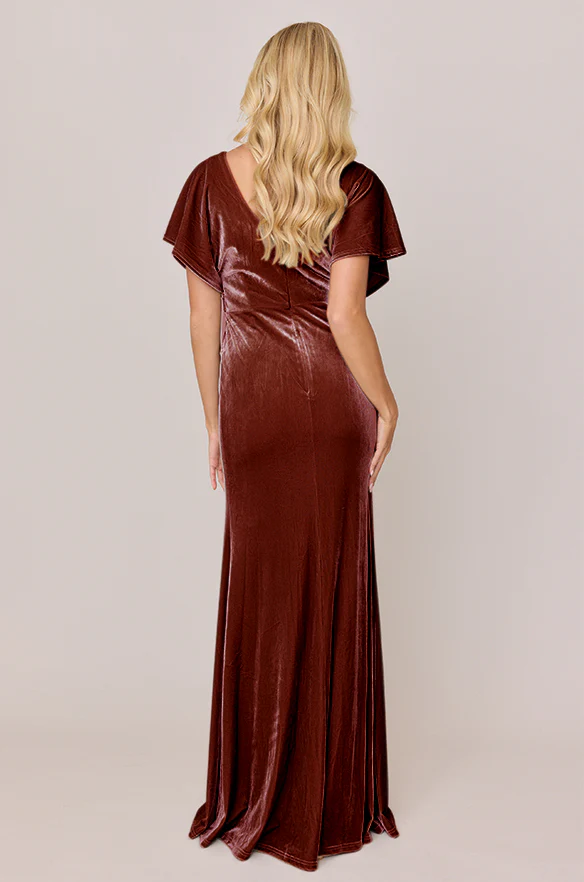 Gwen Velvet Dress | Made To Order - Image 49