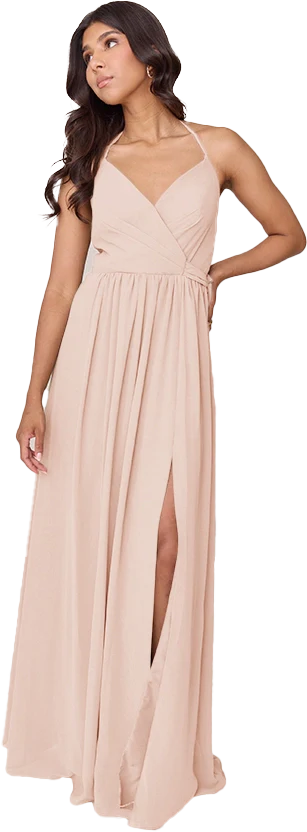 Hannah Chiffon Faux Wrap Dress | Made To Order - Image 10