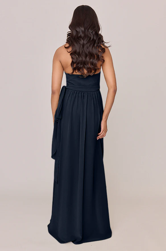 Hannah Chiffon Faux Wrap Dress | Made To Order - Image 102