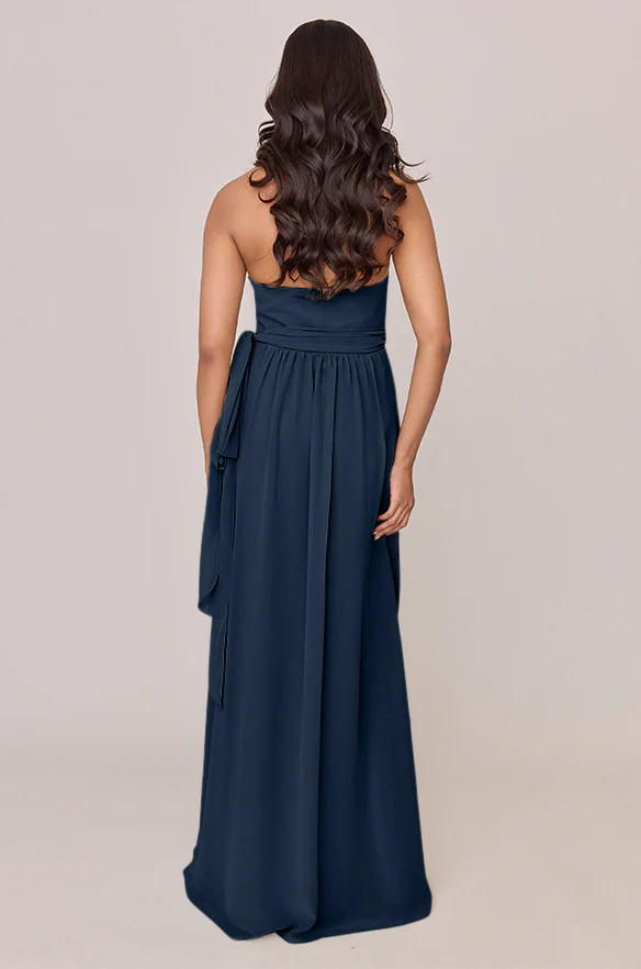 Hannah Chiffon Faux Wrap Dress | Made To Order - Image 110