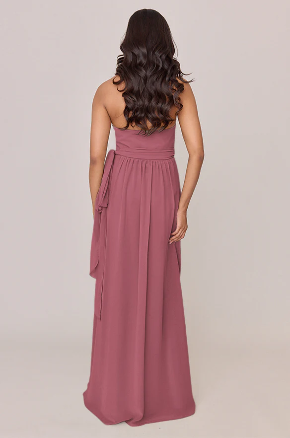 Hannah Chiffon Faux Wrap Dress | Made To Order - Image 120
