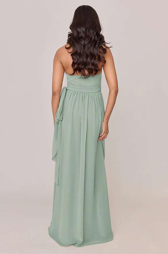 Hannah Chiffon Faux Wrap Dress | Made To Order - Image 126