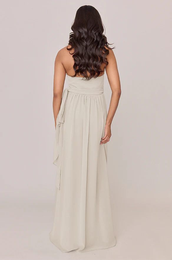 Hannah Chiffon Faux Wrap Dress | Made To Order - Image 128