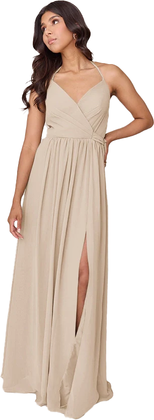 Hannah Chiffon Faux Wrap Dress | Made To Order - Image 13