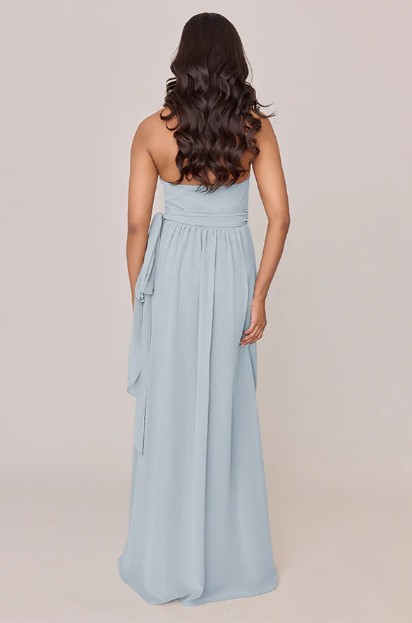 Hannah Chiffon Faux Wrap Dress | Made To Order - Image 132