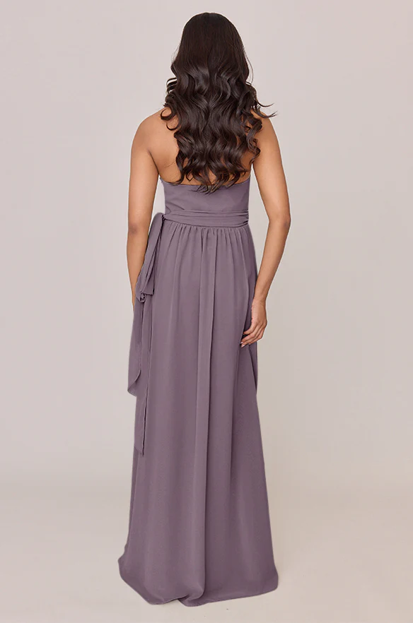 Hannah Chiffon Faux Wrap Dress | Made To Order - Image 136