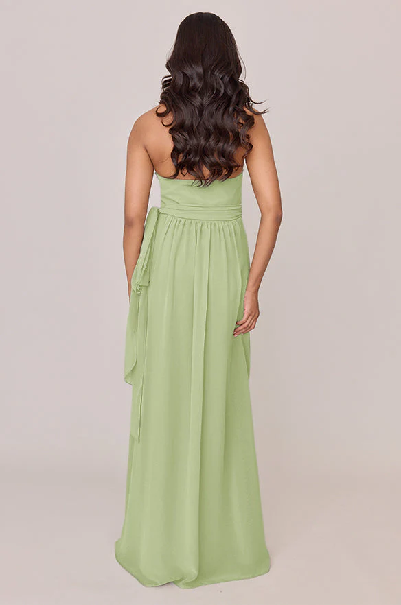 Hannah Chiffon Faux Wrap Dress | Made To Order - Image 152